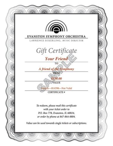 Sample Certificate